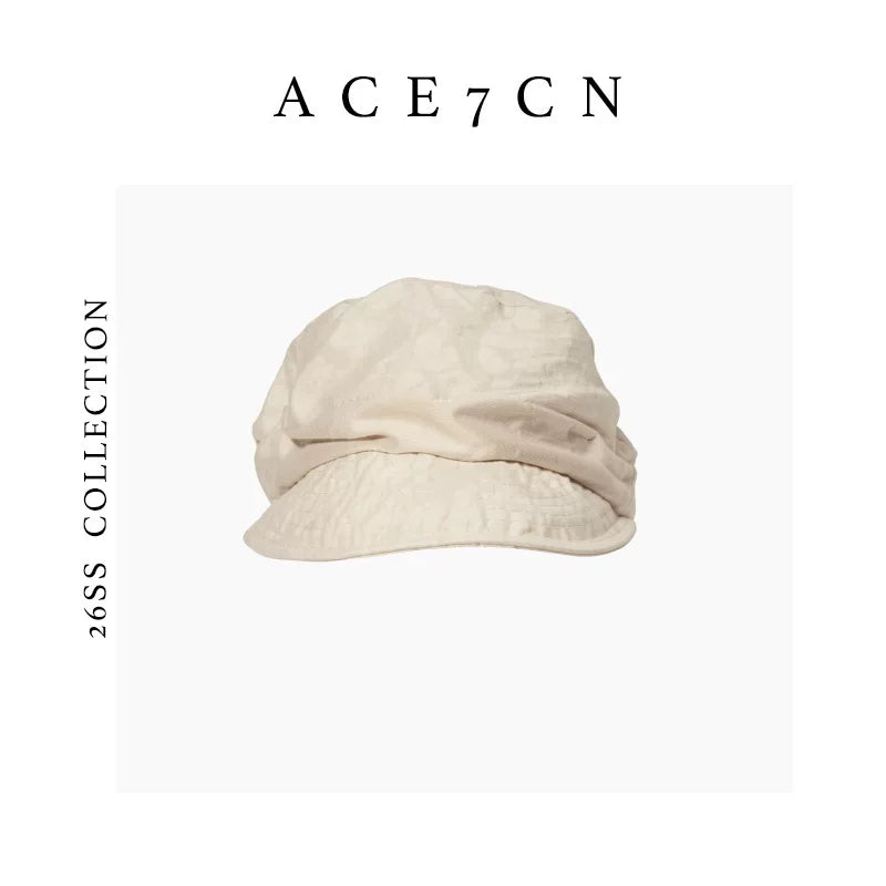 Soft-Crown Tencel Equestrian Cap — ACE7CN
