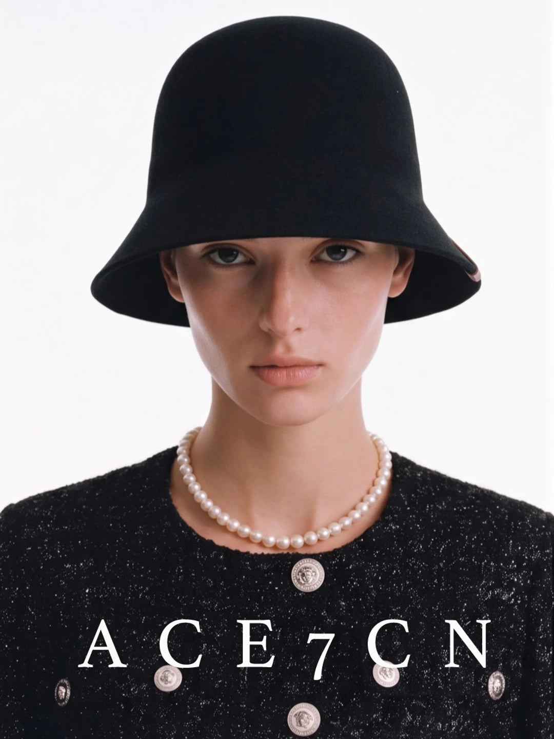 Wool Lampshade Bucket Hat — ACE7CN