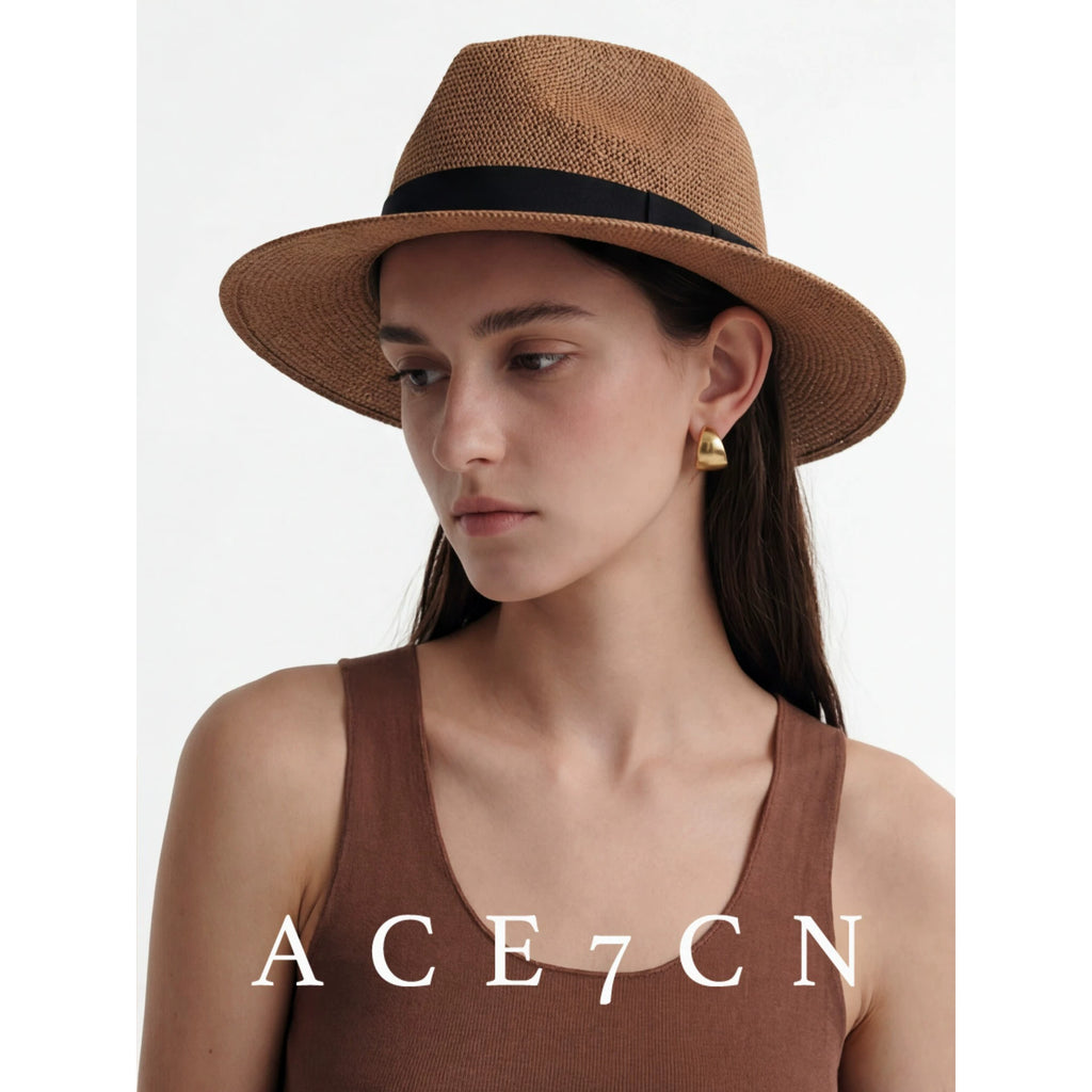 Western Straw Panama Hat — ACE7CN