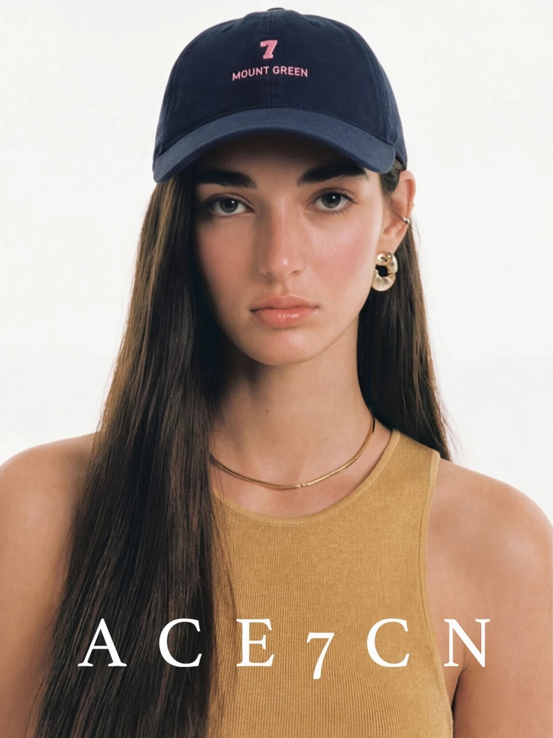 Seven Embroidered Baseball Cap — ACE7CN