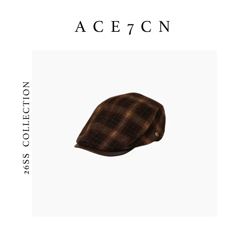 Tartan Flat Cap — ACE7CN