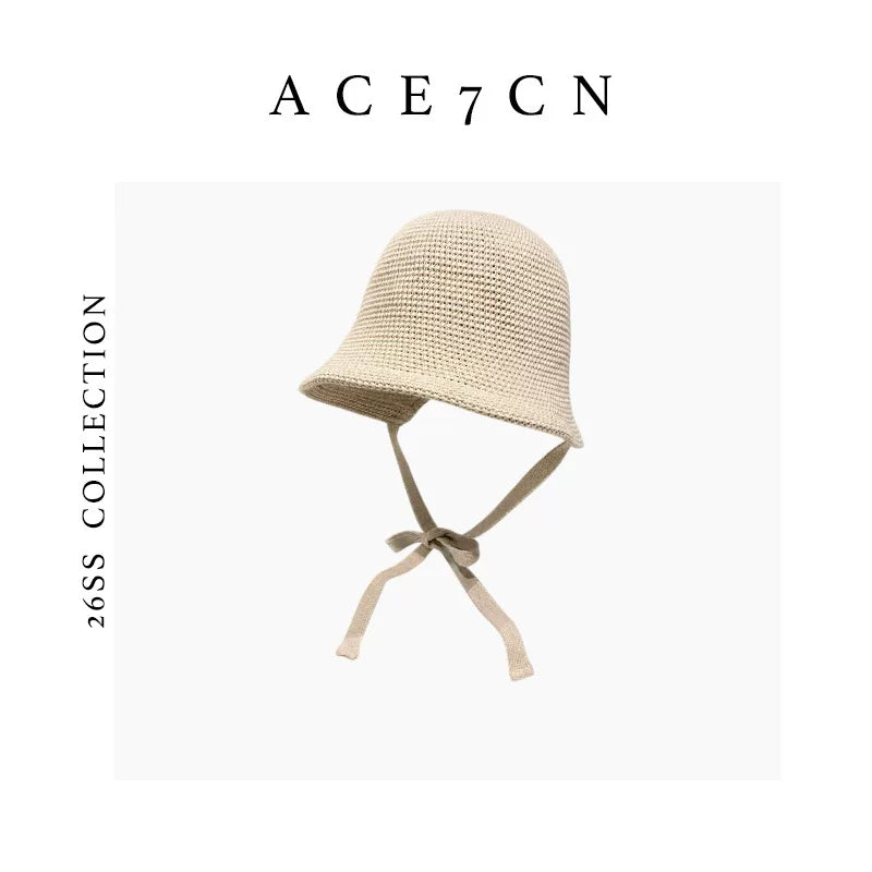 Tie-Strap Crochet Bucket Hat — ACE7CN