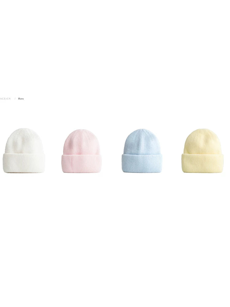 Muted-Pastel Ear-Flap Beanie — ACE7CN
