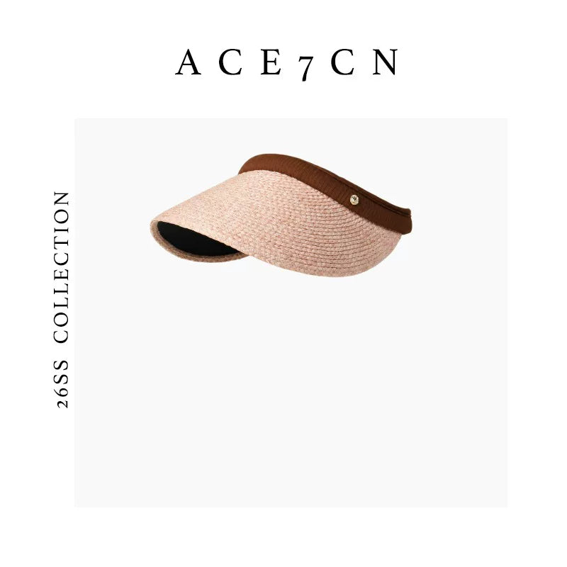 Open-Top Straw Visor — ACE7CN