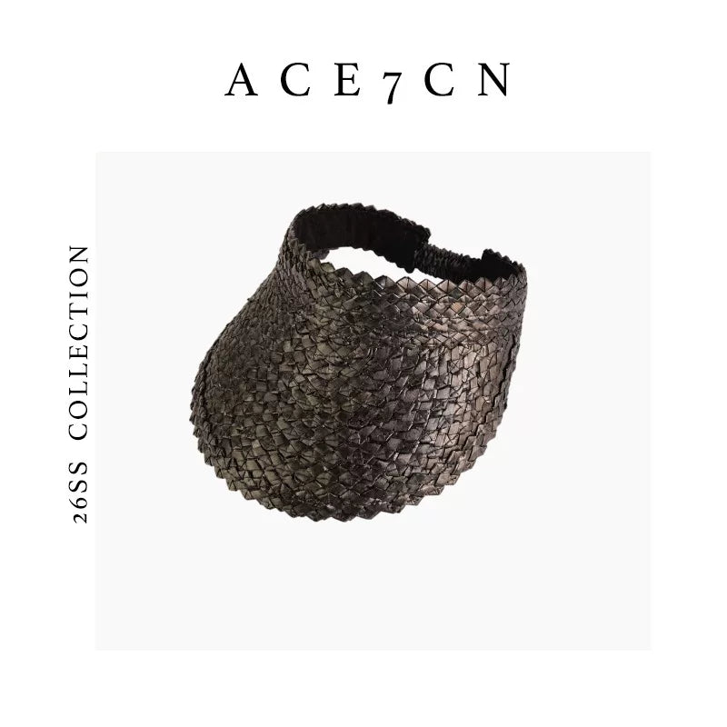 Wheat-Straw Headband Visor — ACE7CN
