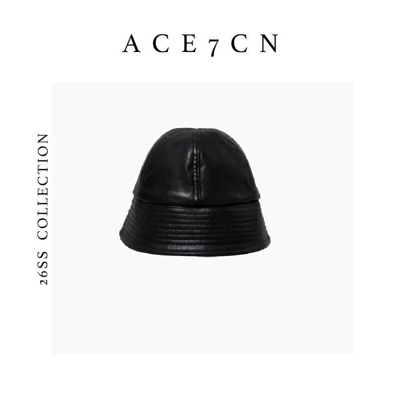 Round-Crown Cloche Bucket Hat — ACE7CN