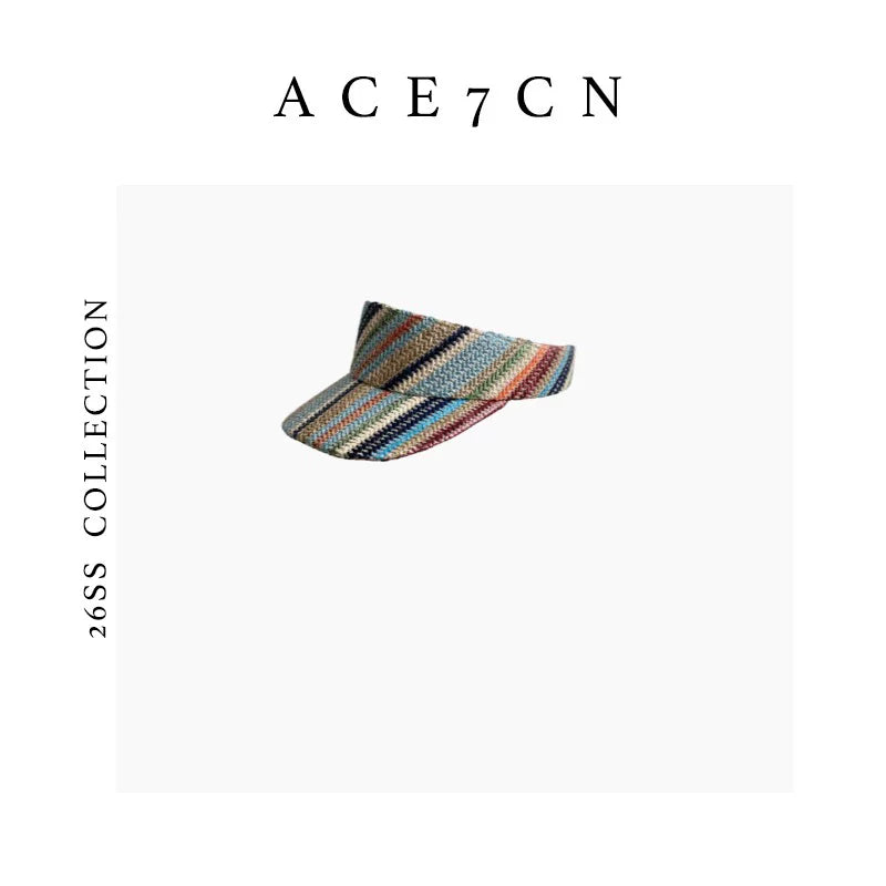 Striped Nautical Visor — ACE7CN