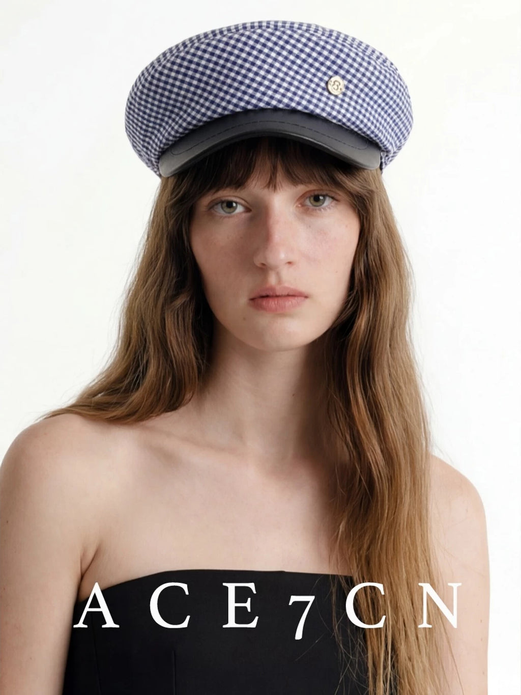 Lightweight Plaid Newsboy Cap — ACE7CN