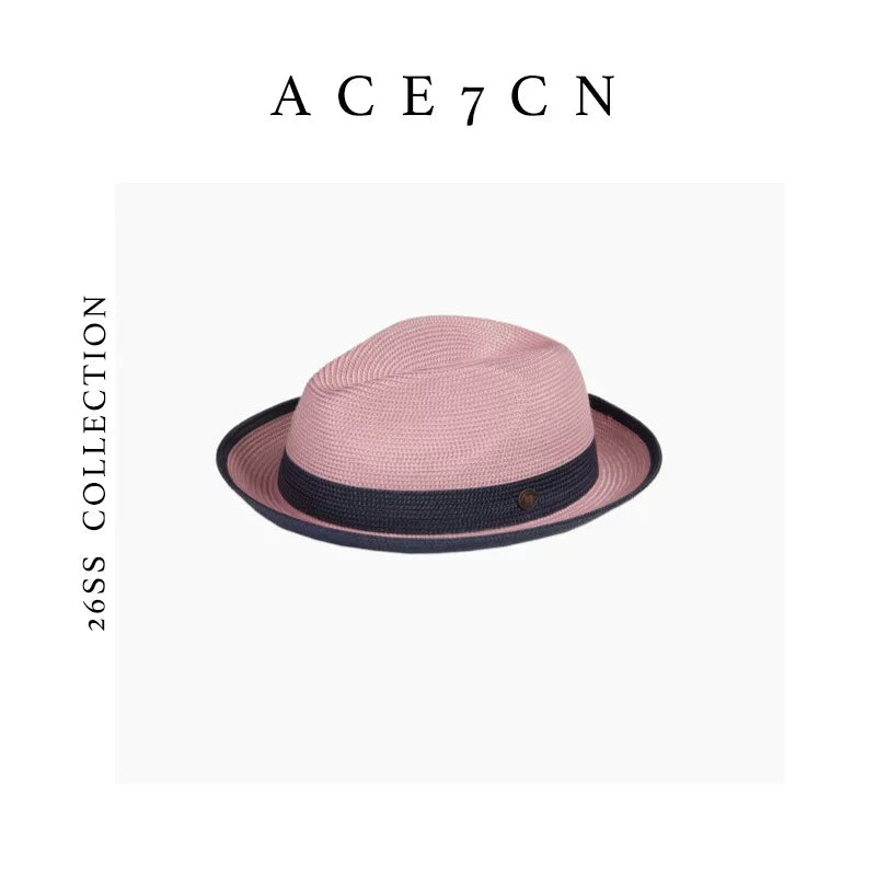 Woven Paper-Straw Sun Hat — ACE7CN