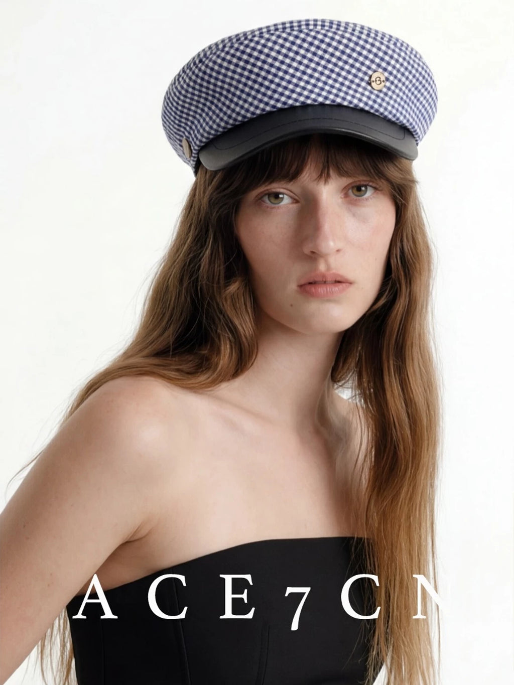 Lightweight Plaid Newsboy Cap — ACE7CN