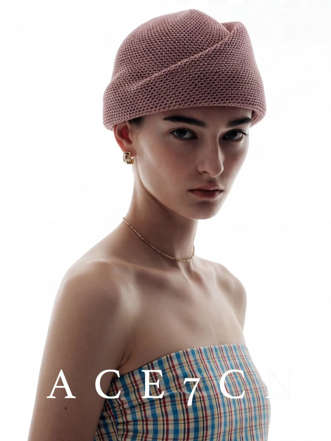 Structured Openwork Pillbox Hat — ACE7CN