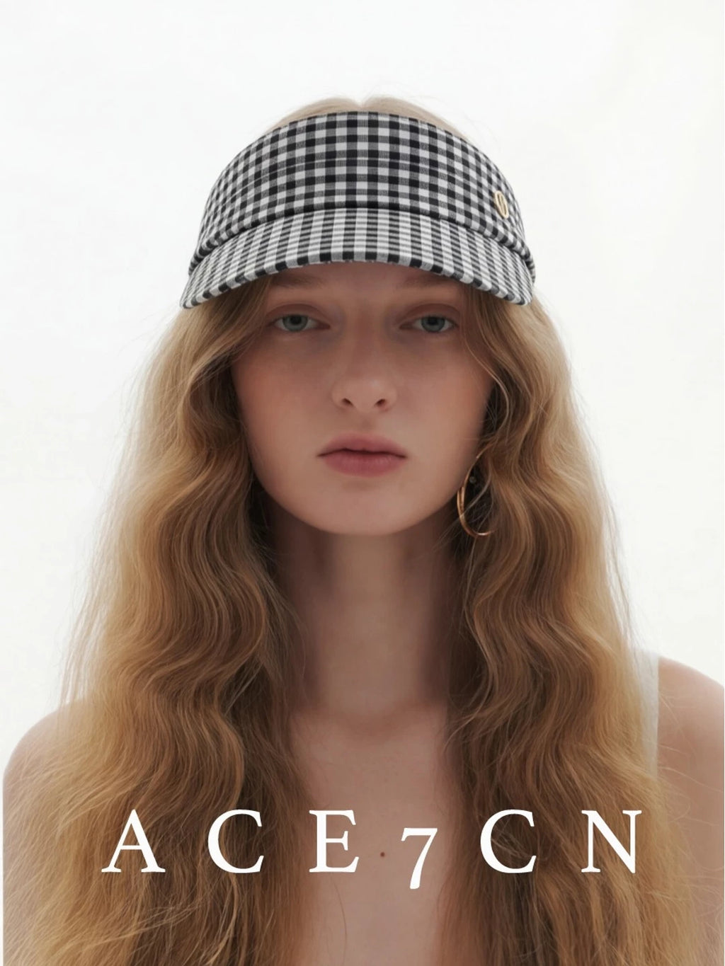 Plaid Headband Visor — ACE7CN