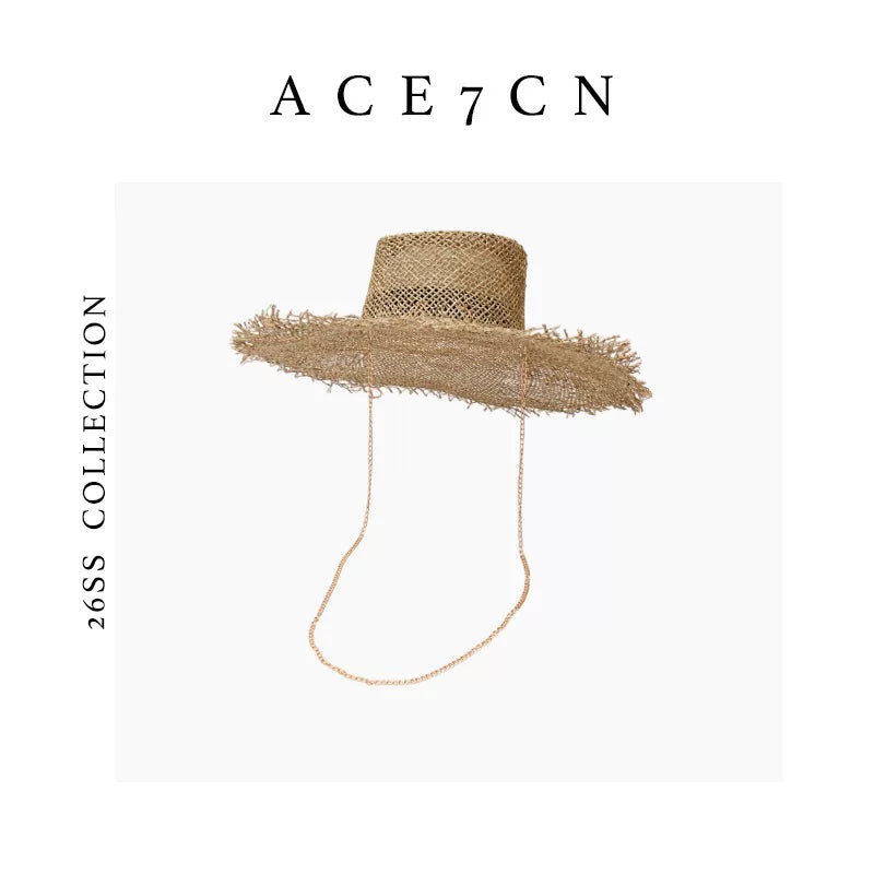 Natural Straw Sun Hat — ACE7CN