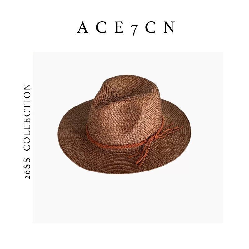 Woven Straw Panama Hat — ACE7CN