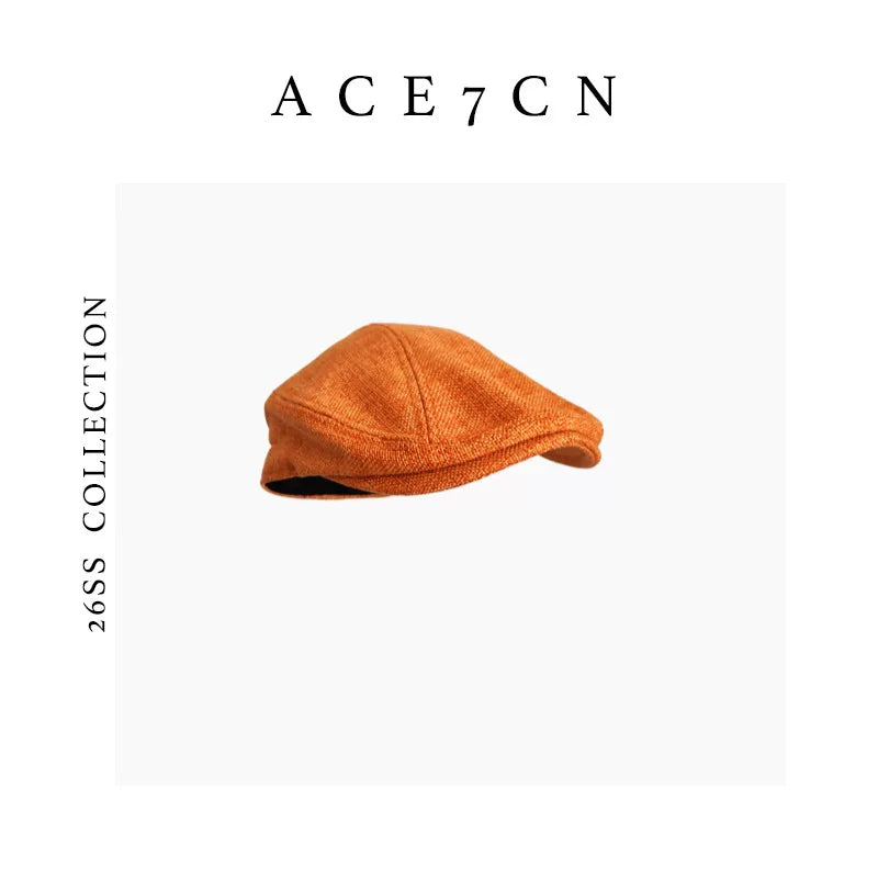 Linen Flat Cap — ACE7CN