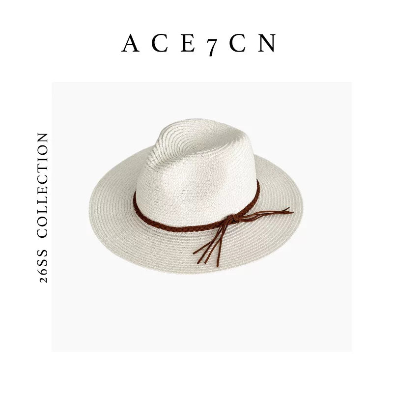 Woven Straw Panama Hat — ACE7CN