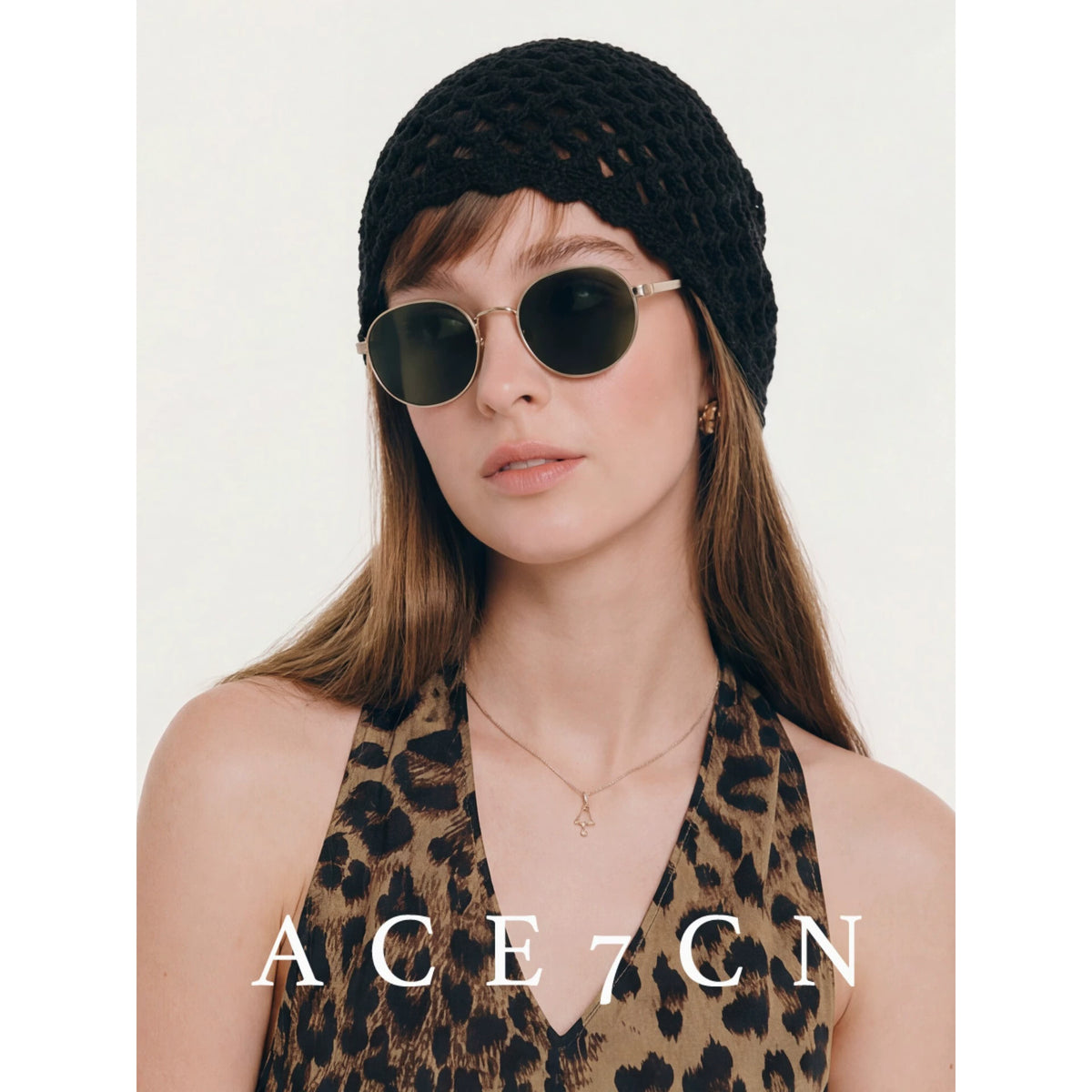 Openwork Hand-Crochet Beanie — ACE7CN
