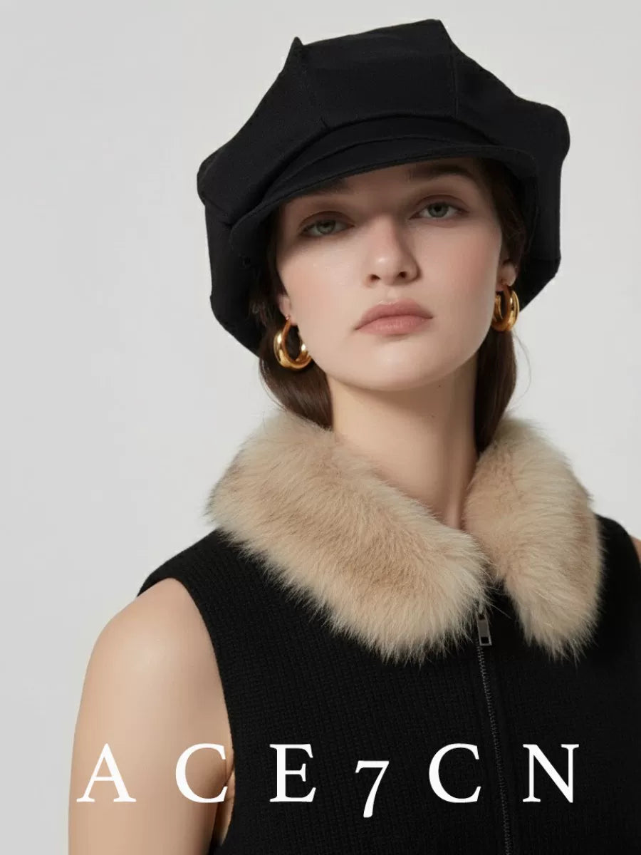 Octagonal Newsboy Cap — ACE7CN