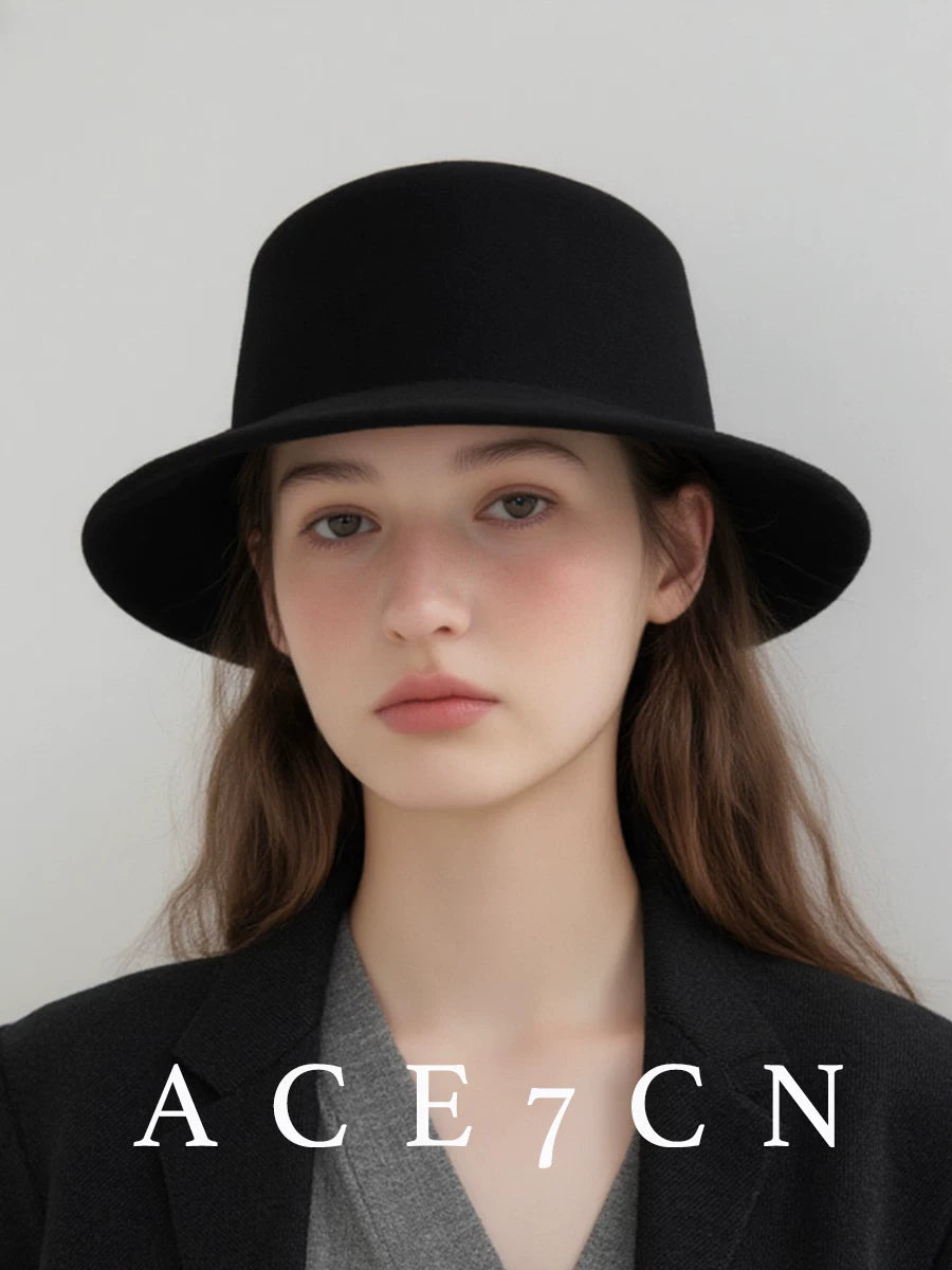 Short-Brim Wool Fedora — ACE7CN