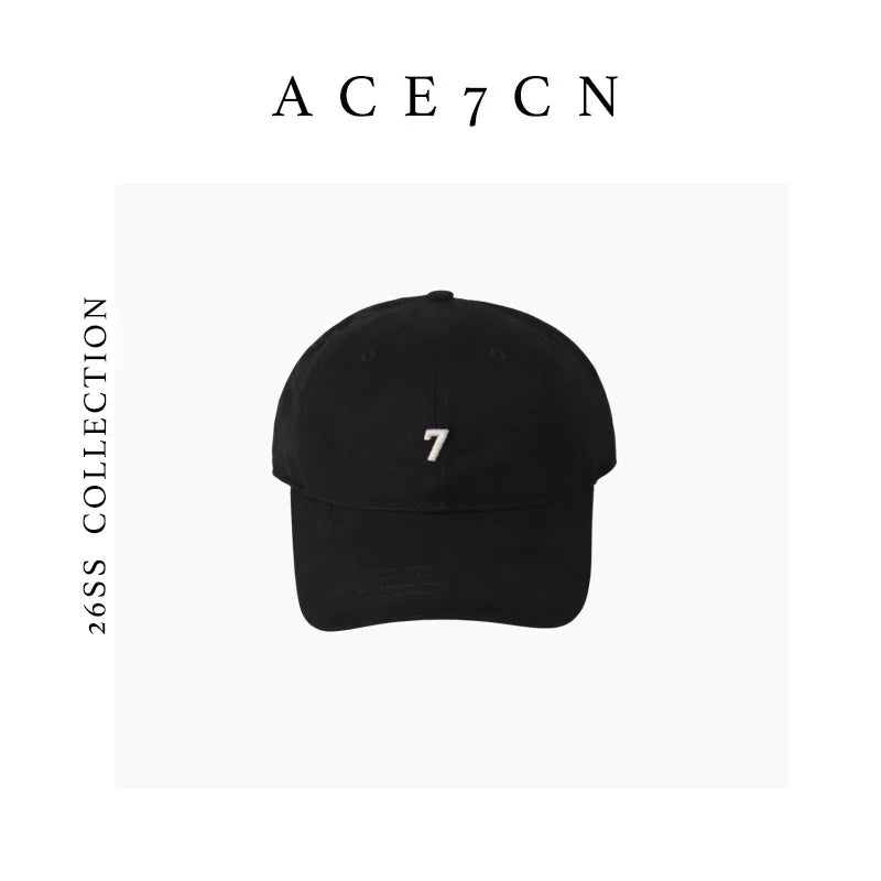 Soft-Crown Embroidered Baseball Cap — ACE7CN