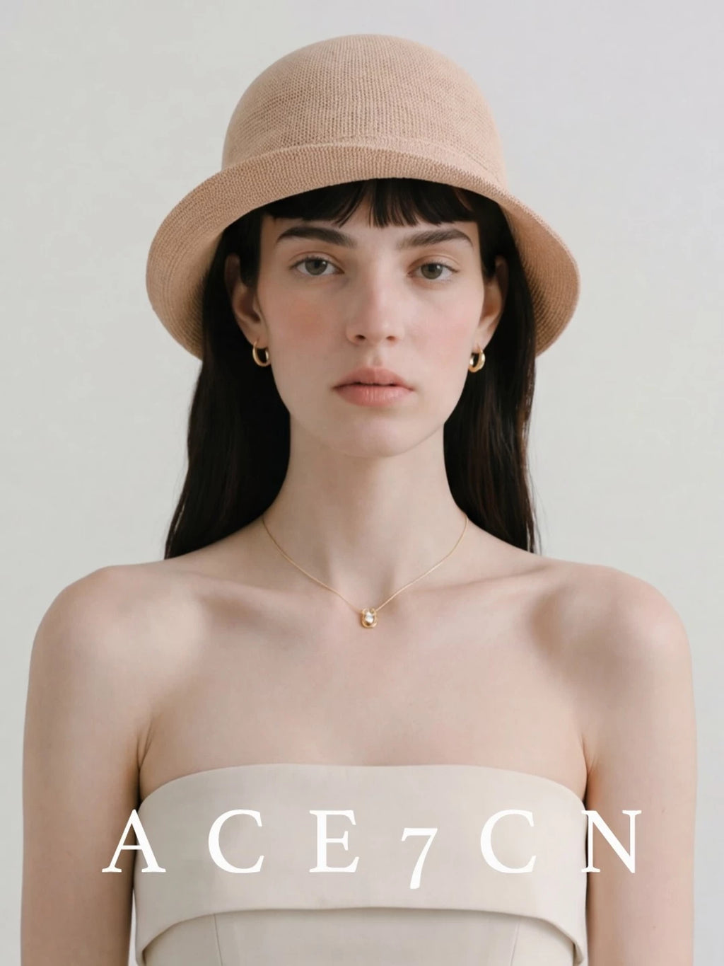 Roll-Brim Washi Paper Bucket Hat — ACE7CN