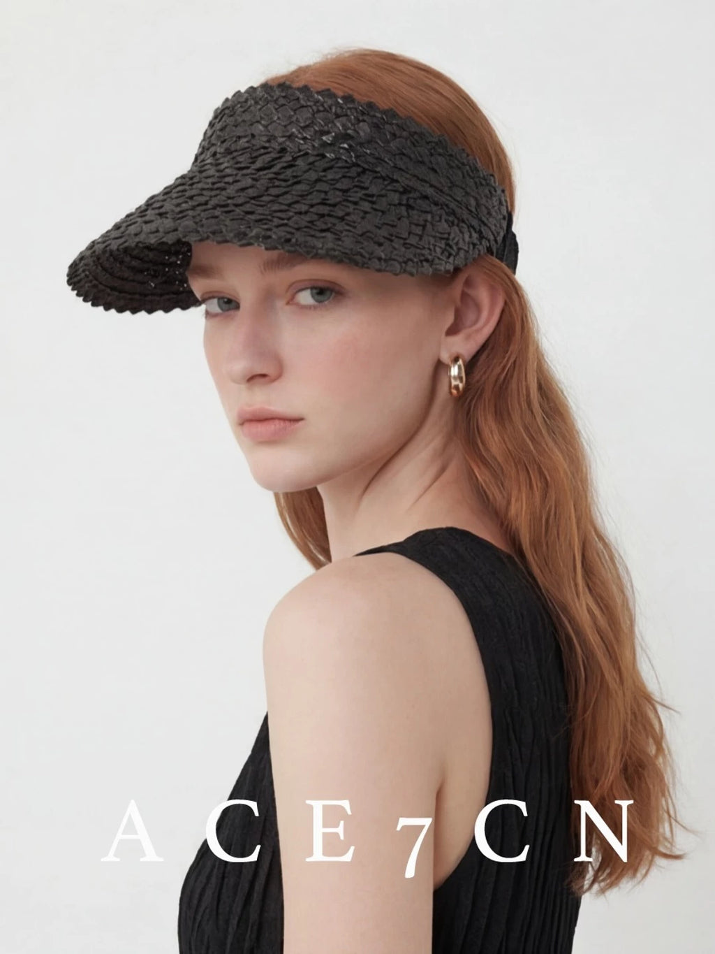 Wheat-Straw Headband Visor — ACE7CN