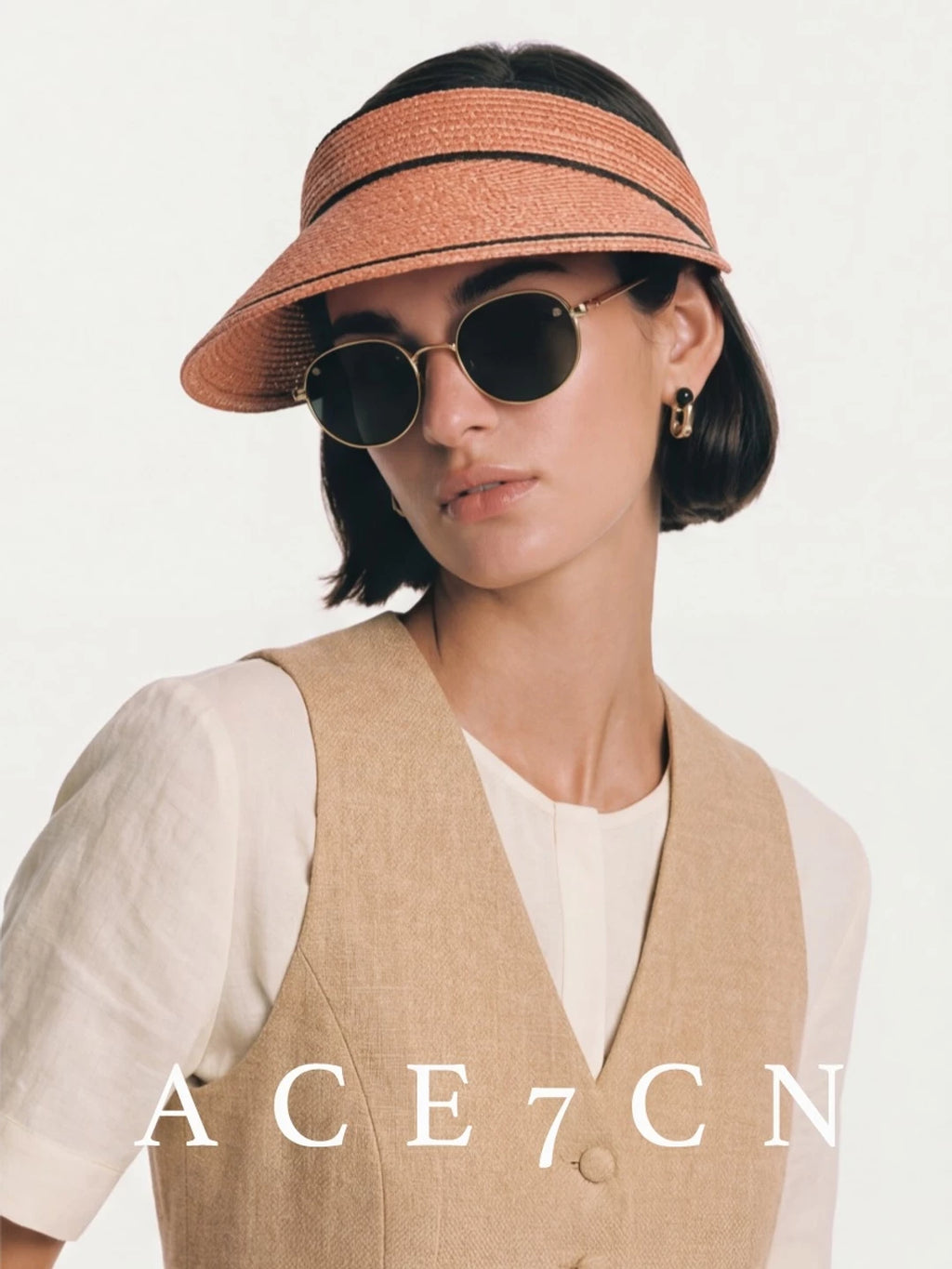 Wide-Brim Headband Sun Visor — ACE7CN