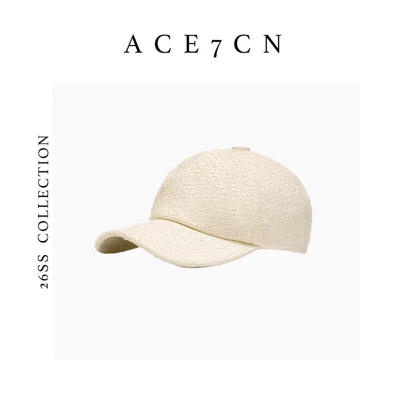 Breathable Straw Baseball Cap — ACE7CN
