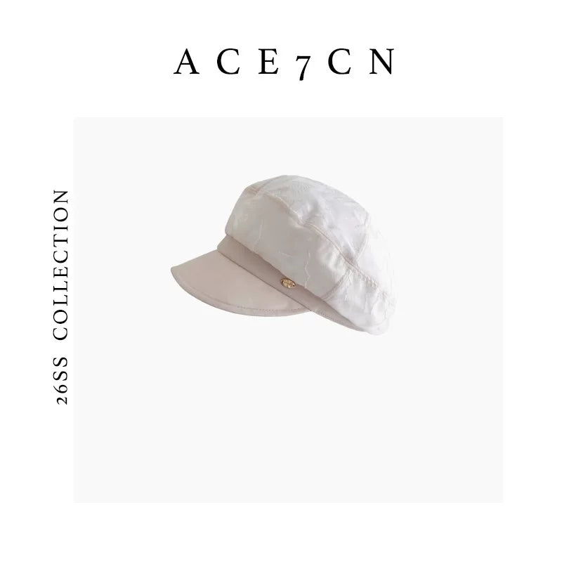 Burnout Tencel Newsboy Cap — ACE7CN