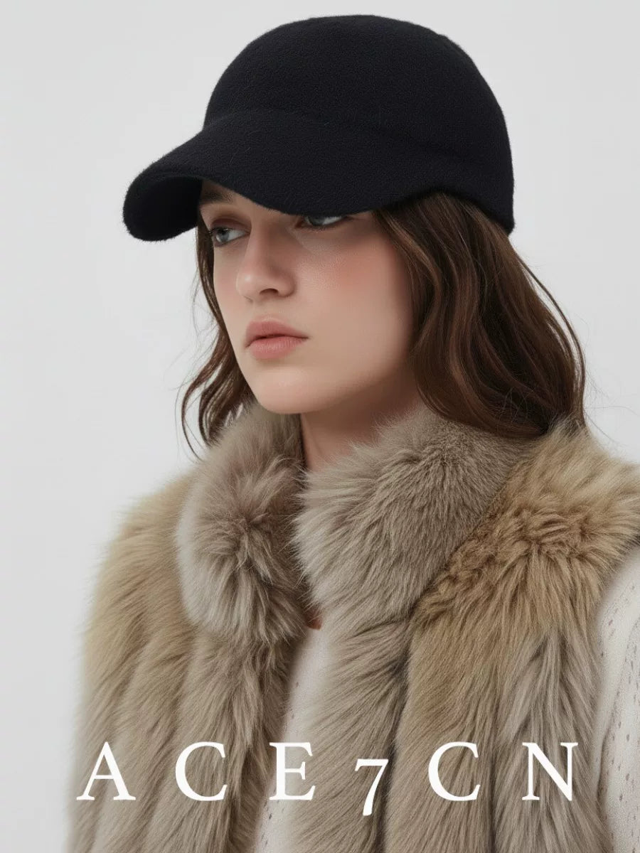 Plush Knit Baseball Cap — ACE7CN