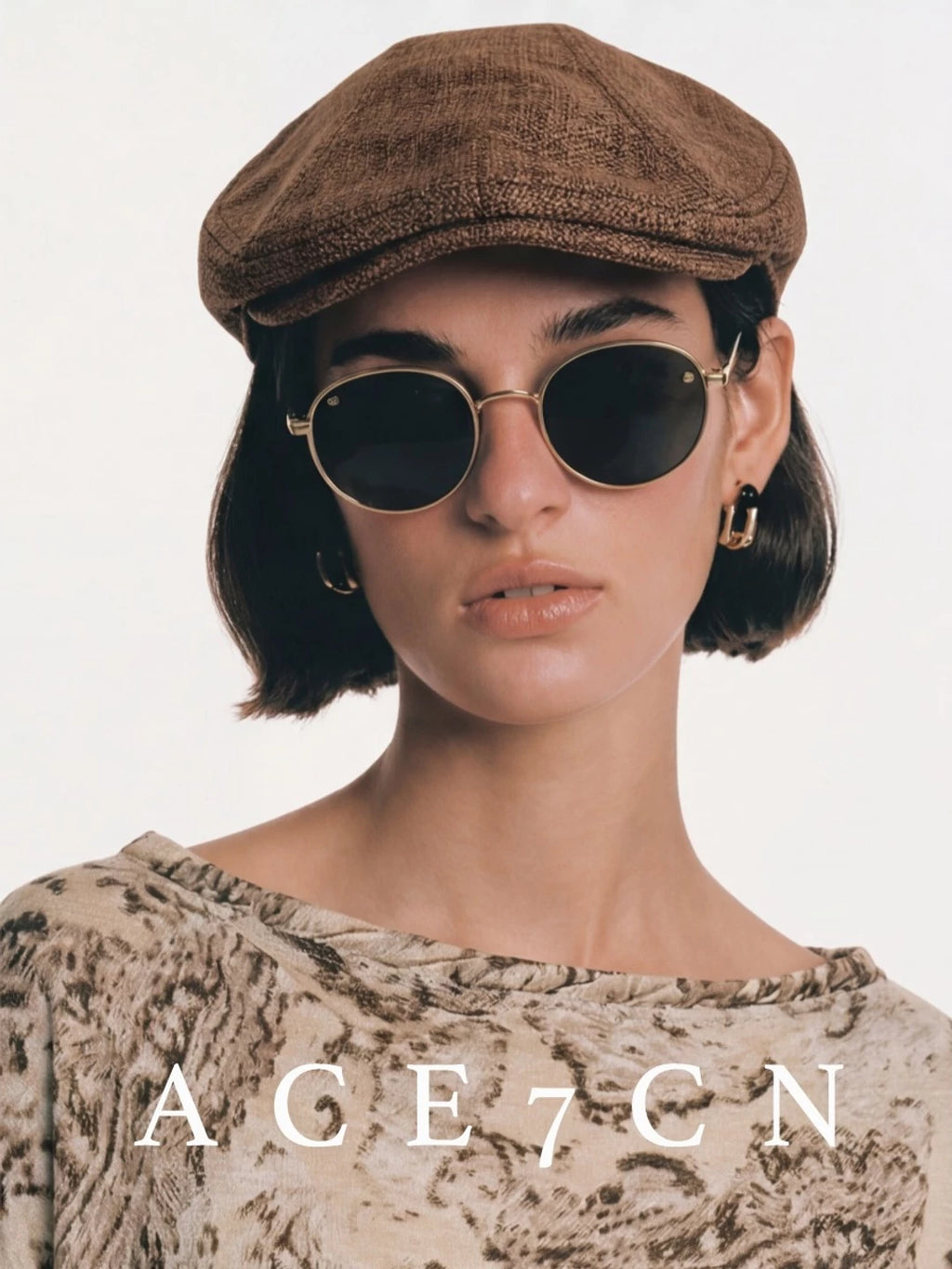 Linen Flat Cap — ACE7CN