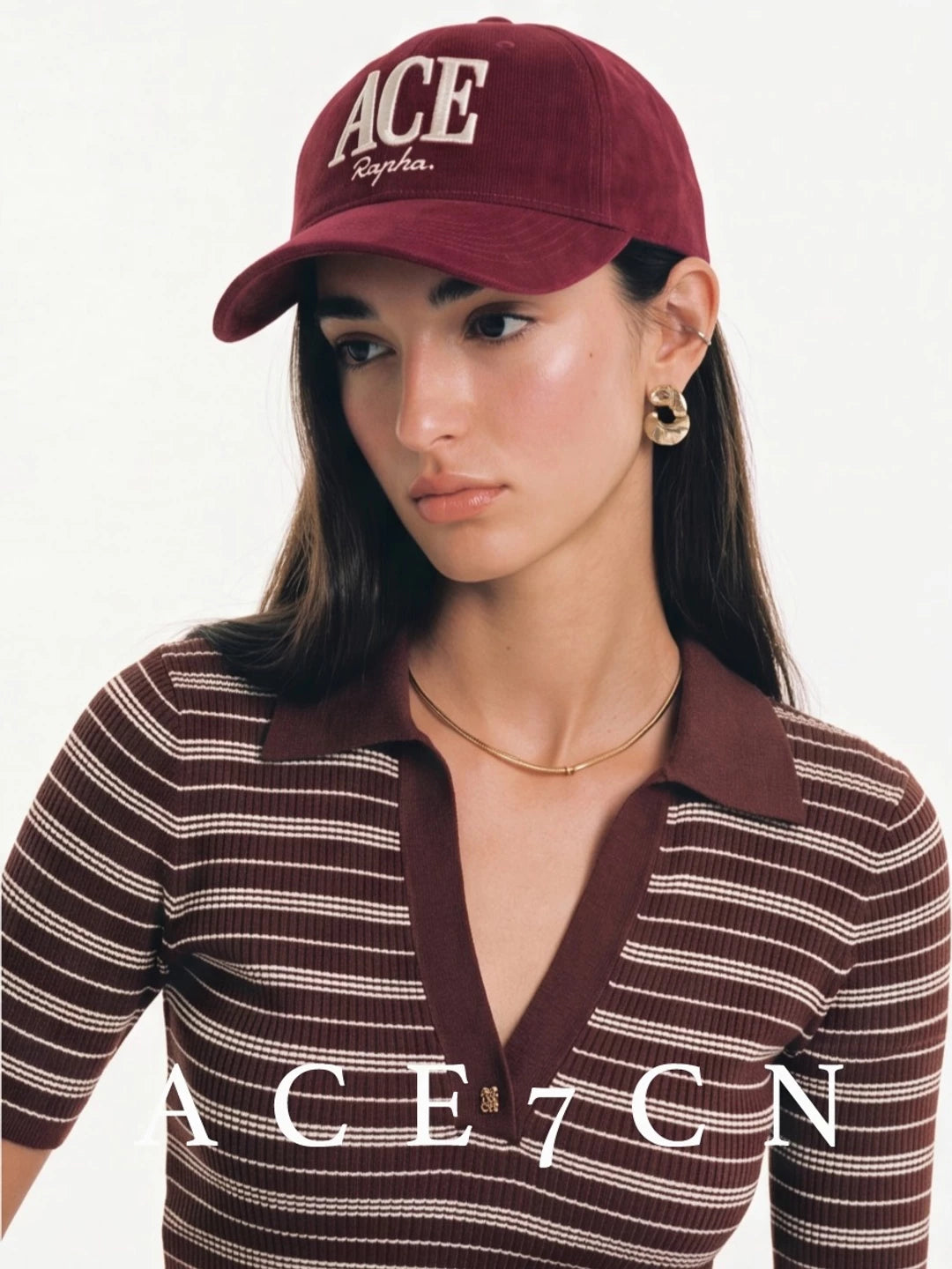 Embroidered Deep-Crown Baseball Cap — ACE7CN