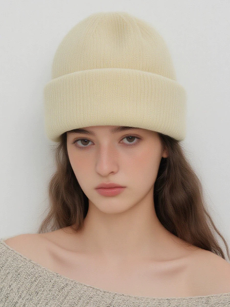 Muted-Pastel Ear-Flap Beanie — ACE7CN