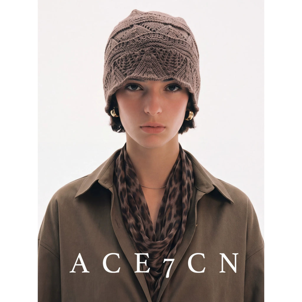 Slouchy Crochet Wrap Beanie — ACE7CN