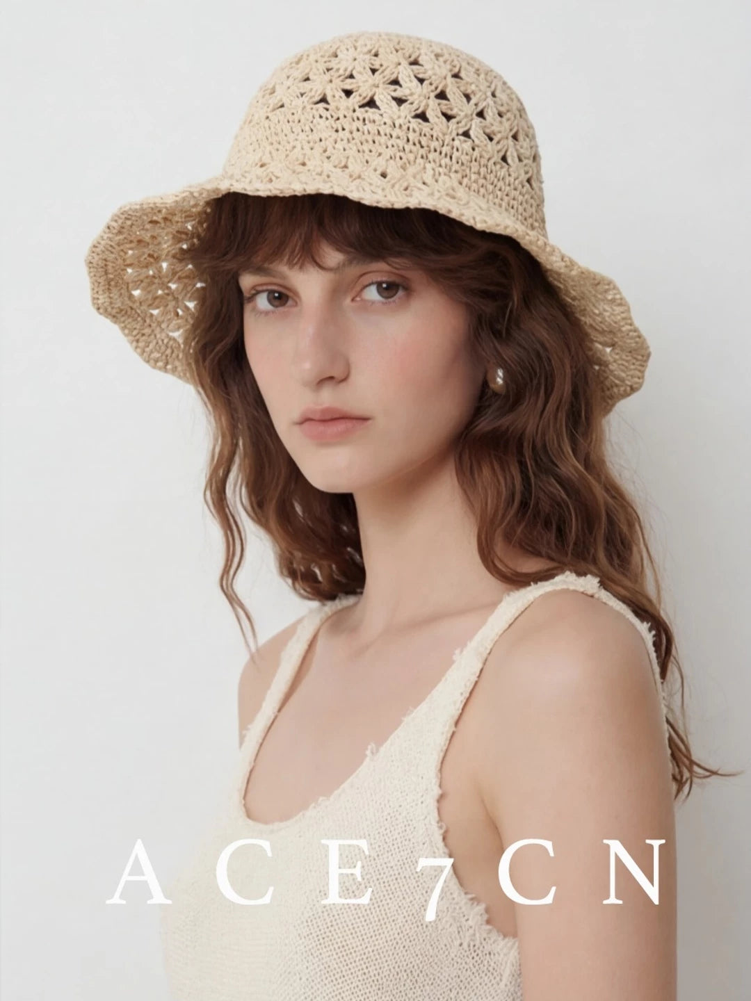 Foldable Openwork Bucket Hat — ACE7CN