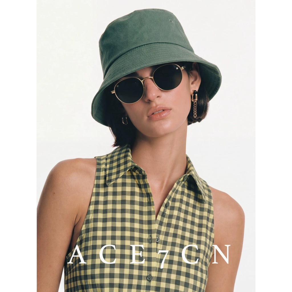 Foldable Plain Bucket Hat — ACE7CN
