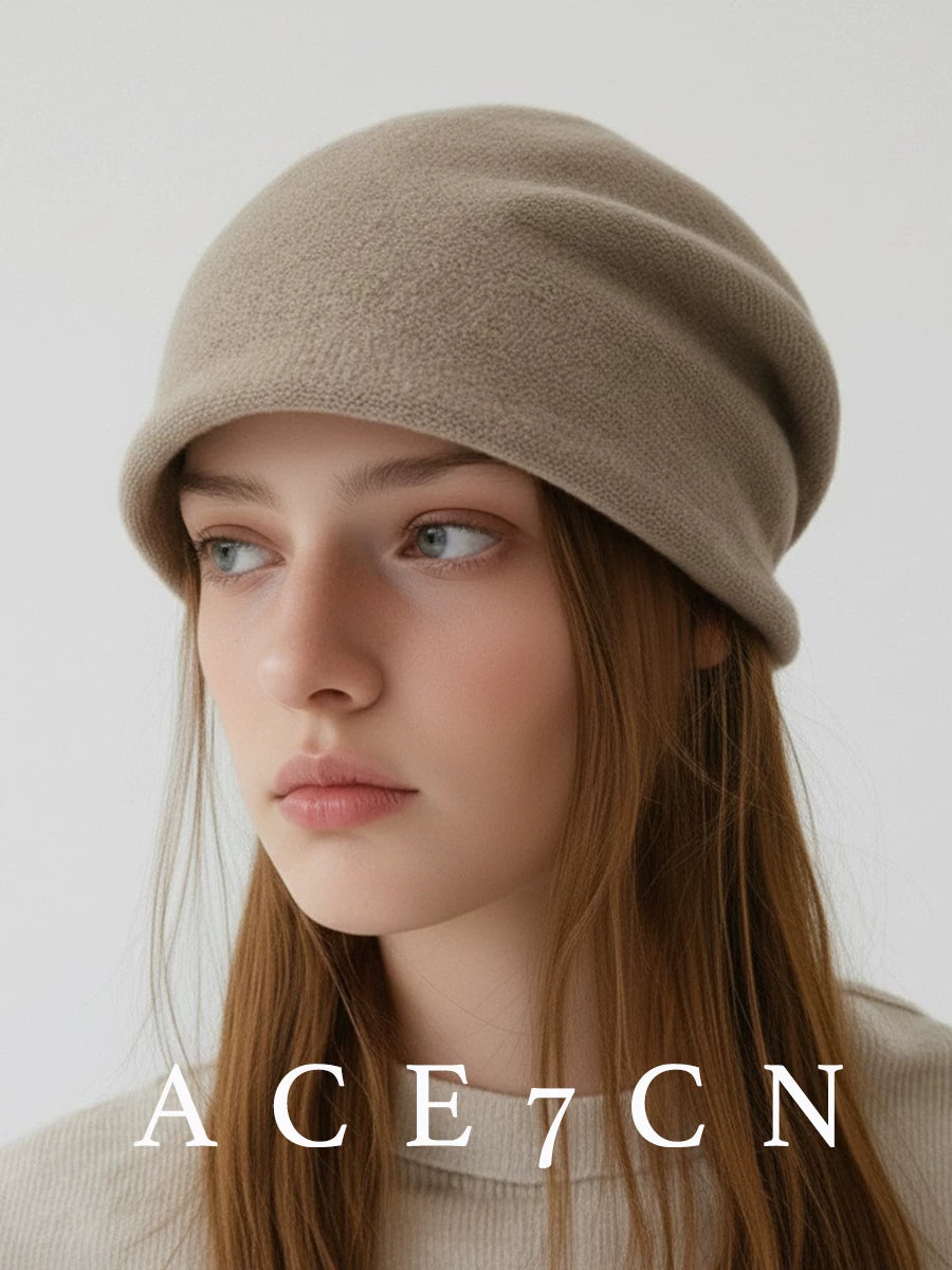 Slouchy Cashmere Beanie — ACE7CN