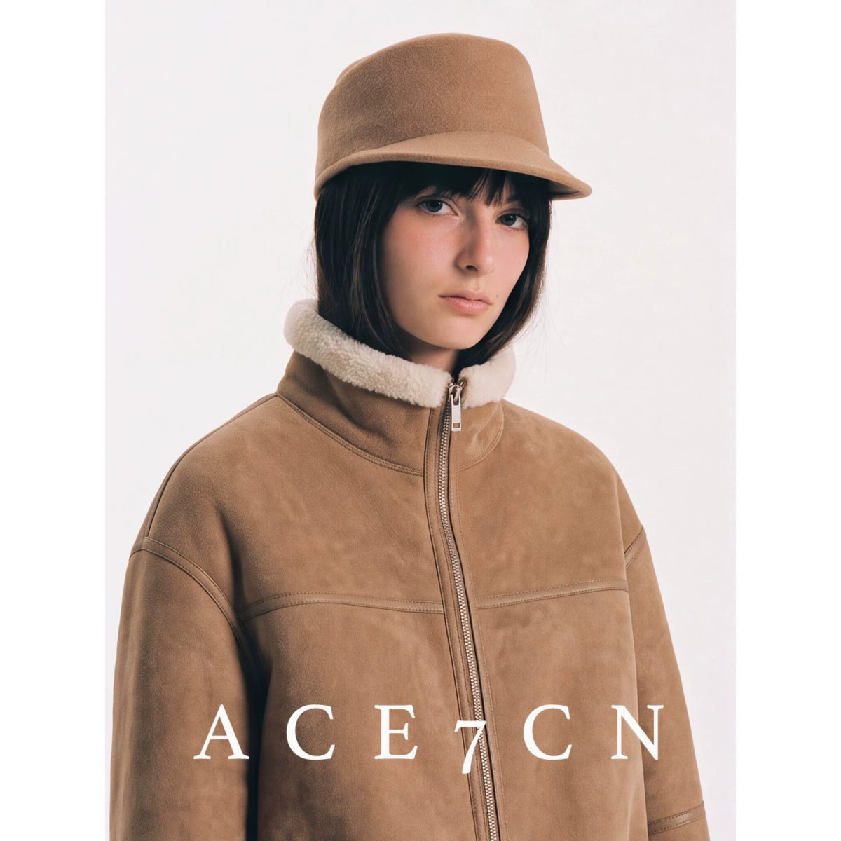 Sculpted Wool Felt Equestrian Cap — ACE7CN