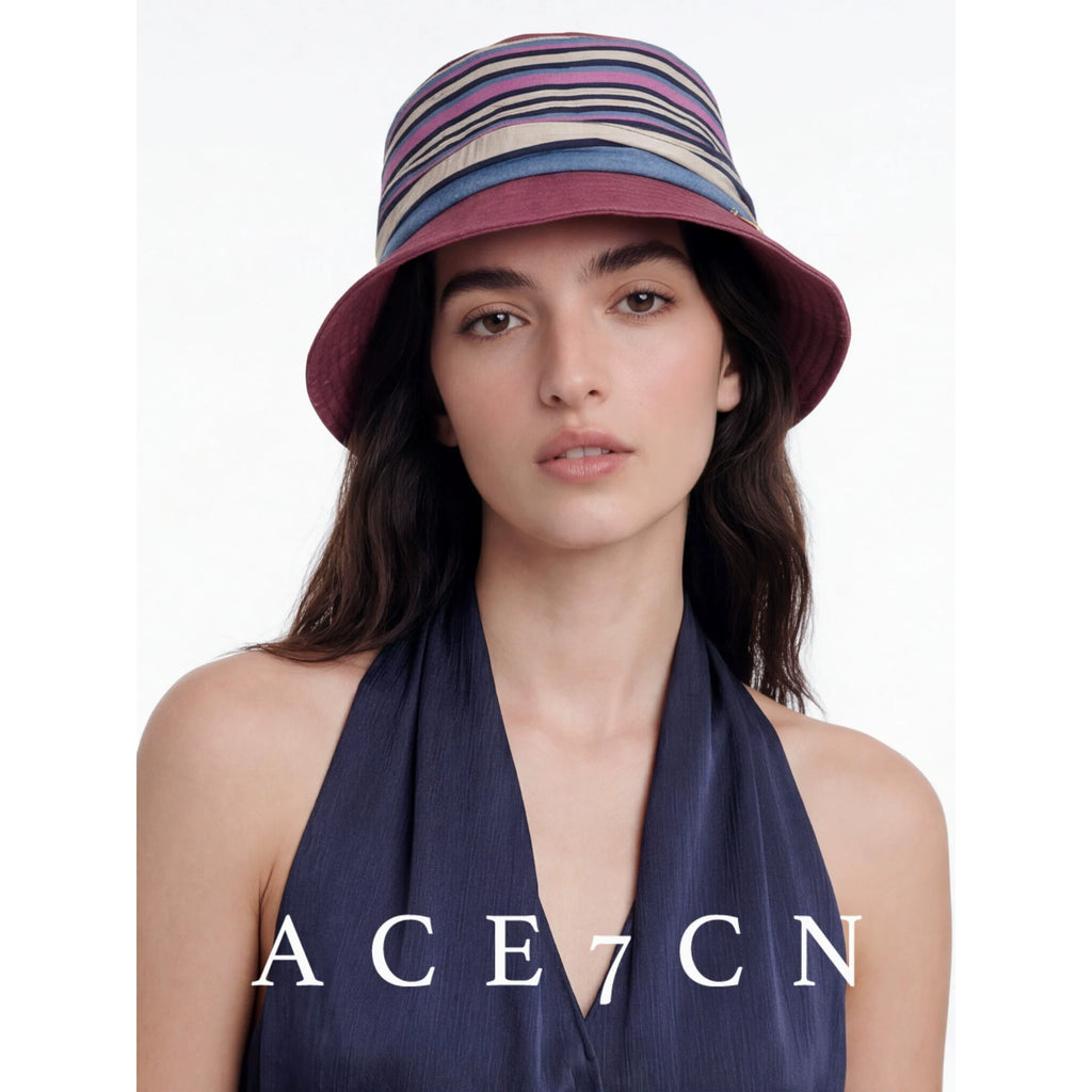 Fine Multi-Stripe Bucket Hat — ACE7CN