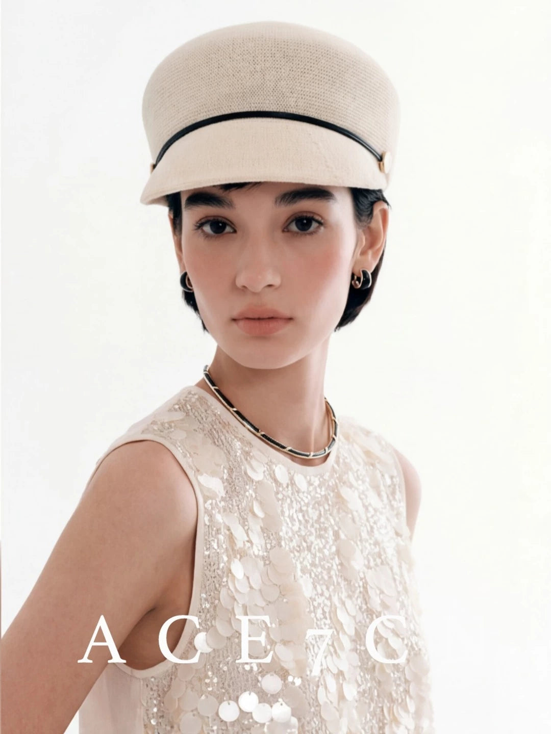 Short-Brim Equestrian Cap — ACE7CN