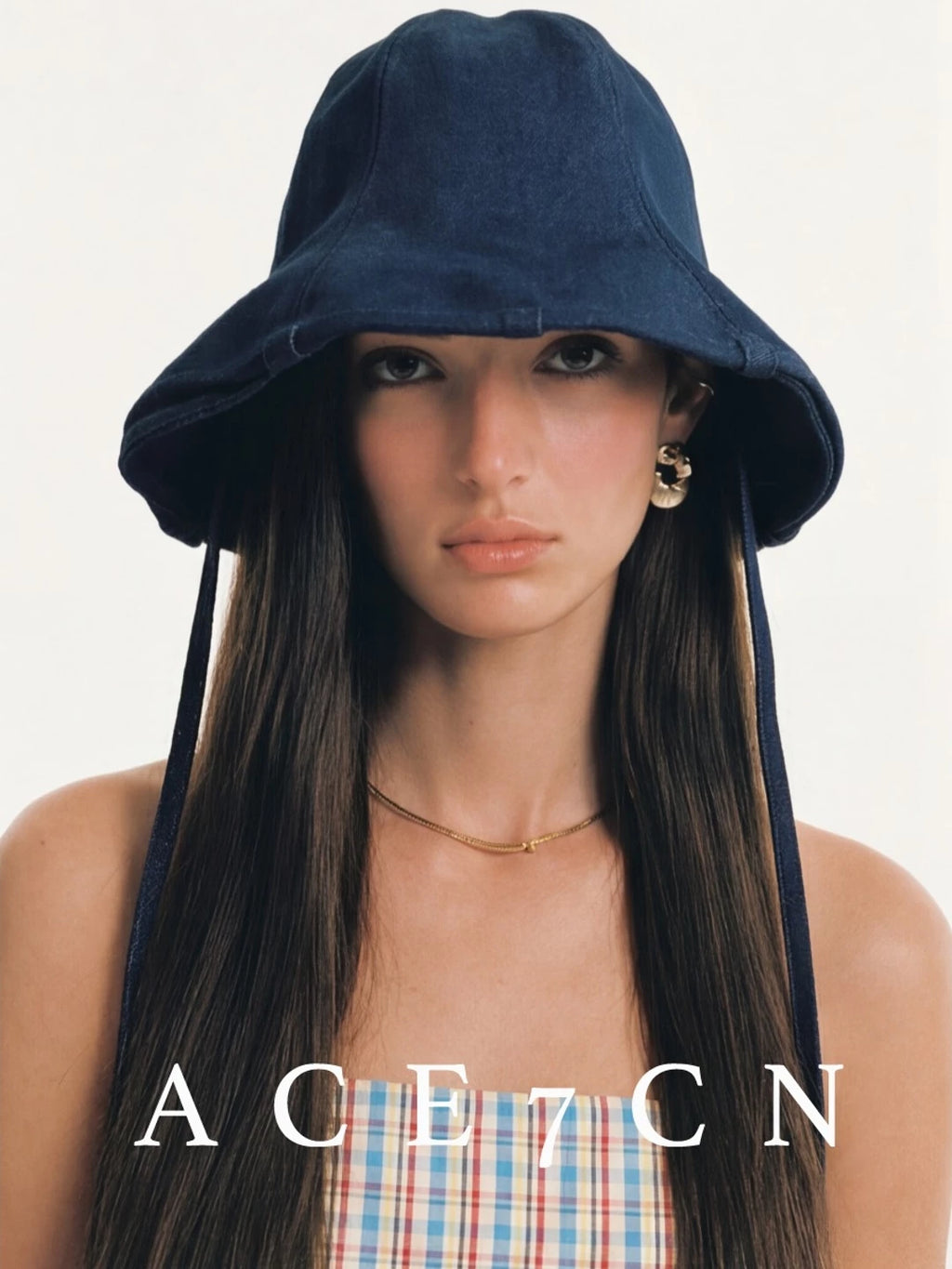 Foldable Denim Bucket Hat — ACE7CN