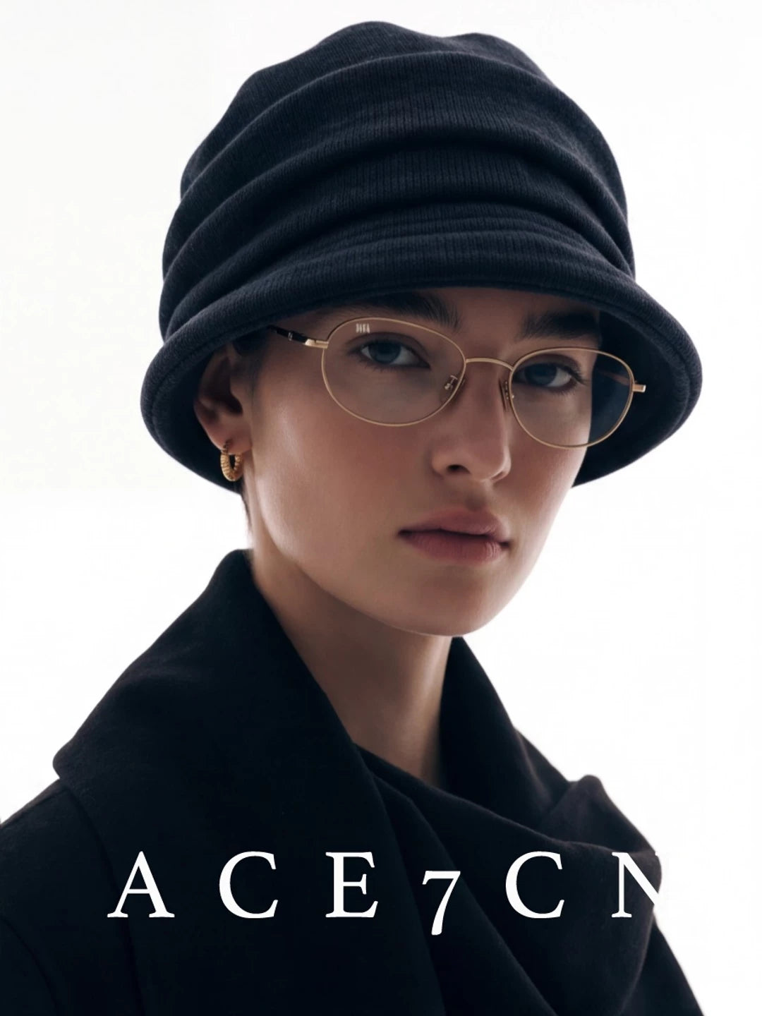 Pinched-Pleat Roll-Brim Bucket Hat — ACE7CN
