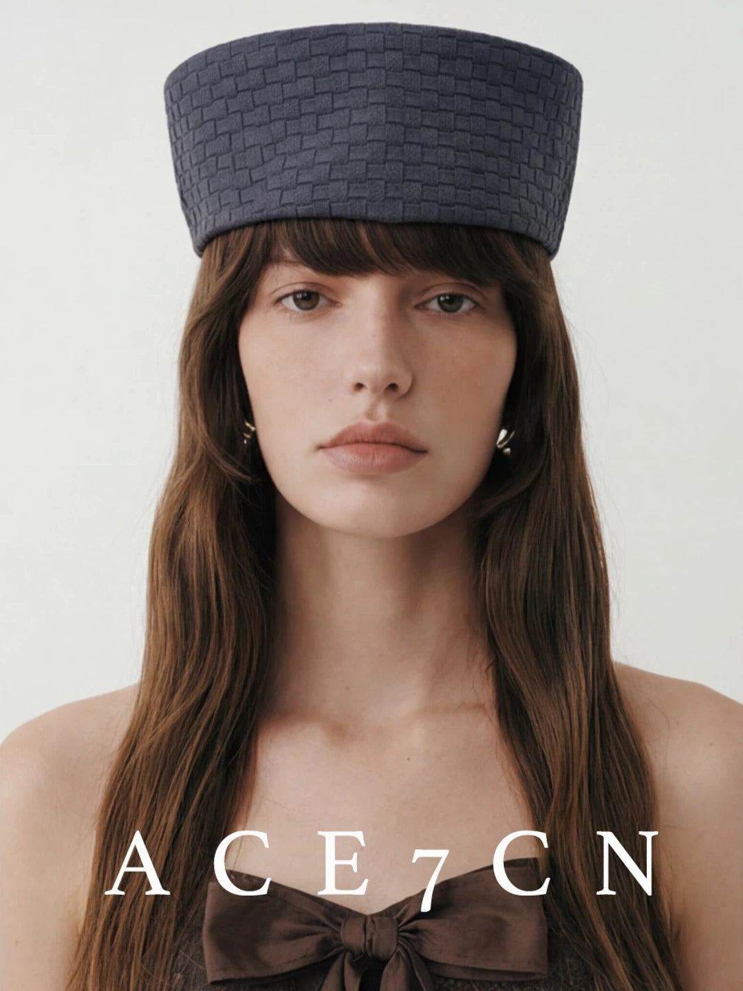 Soft Woven Pillbox Hat — ACE7CN