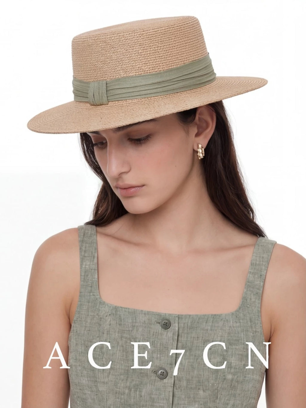 Plant-Fibre Raffia Fedora — ACE7CN