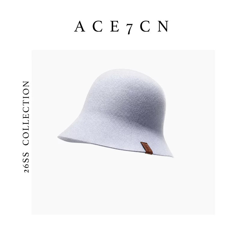 Wool Lampshade Bucket Hat — ACE7CN