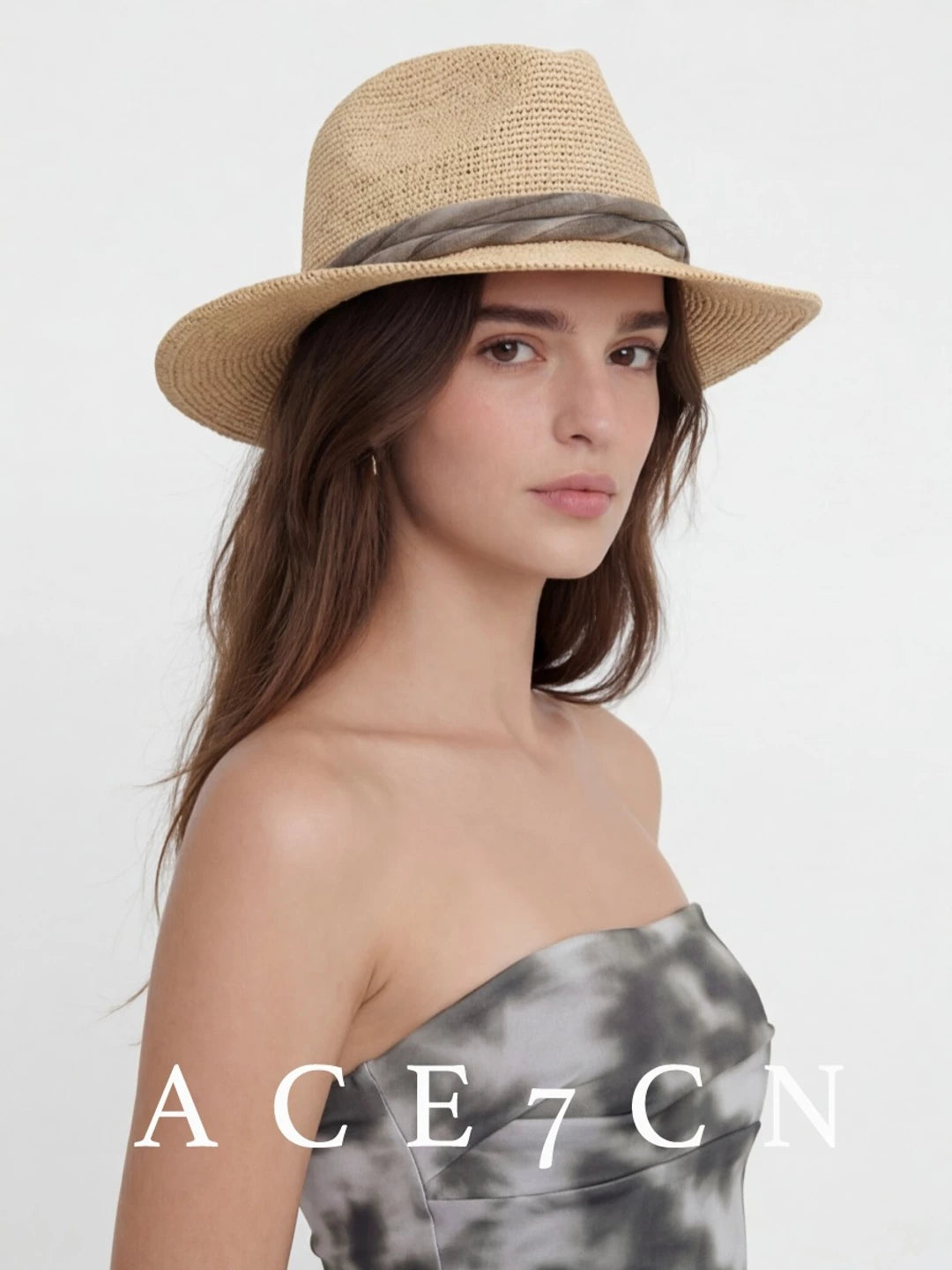 Hand-Crochet Raffia Hat — ACE7CN