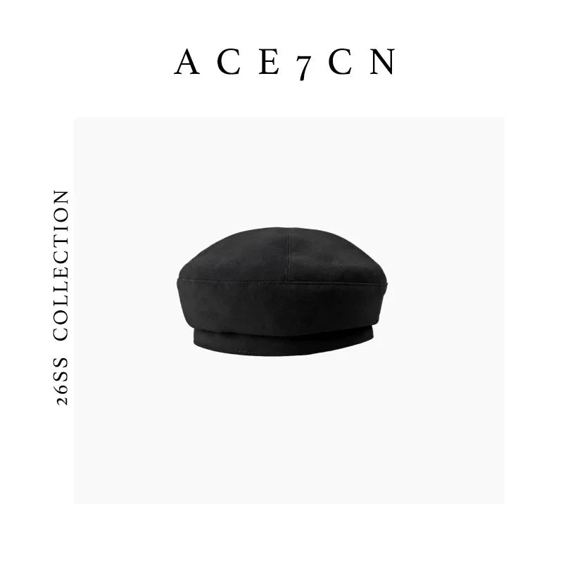 Soft Suede Painter Beret — ACE7CN