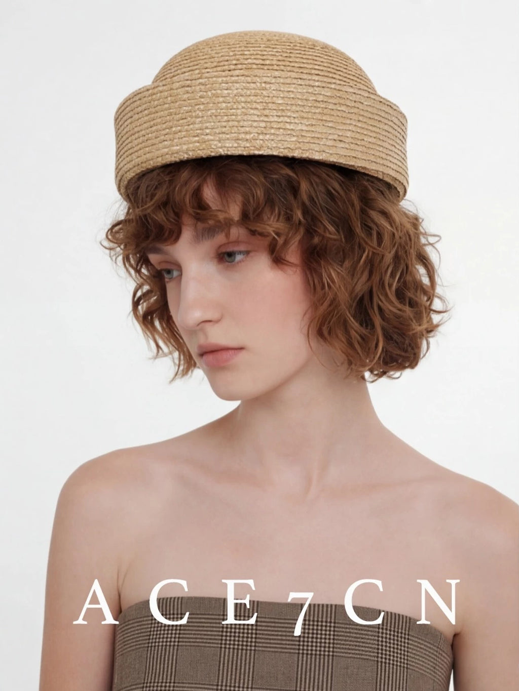 Handmade Raffia Pillbox Hat — ACE7CN
