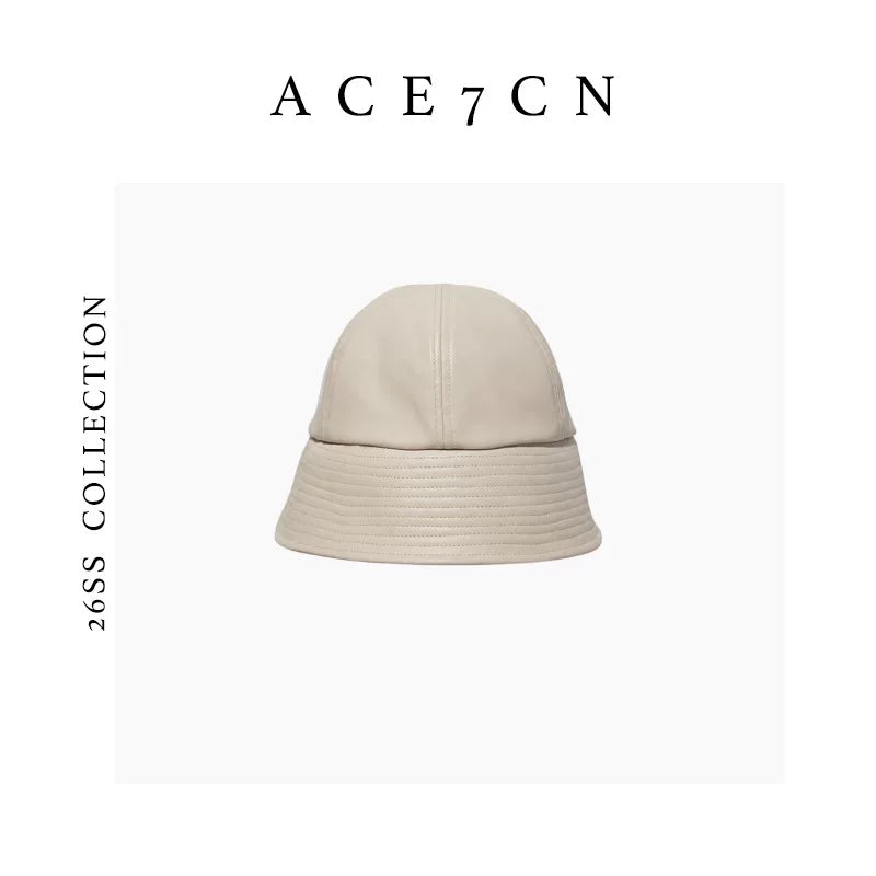 Round-Crown Cloche Bucket Hat — ACE7CN