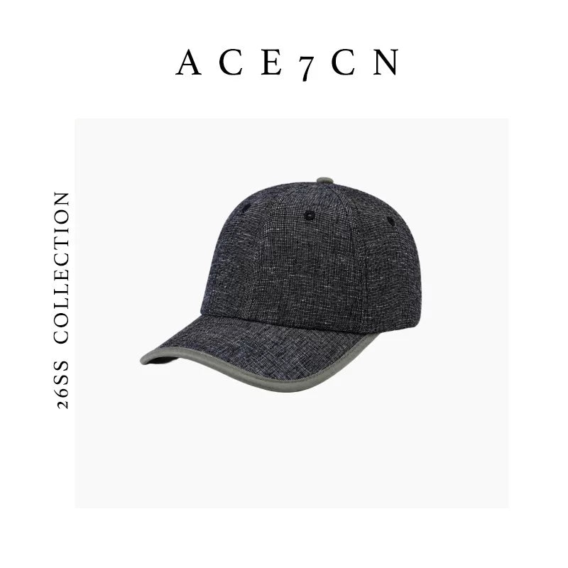 Linen Baseball Cap — ACE7CN